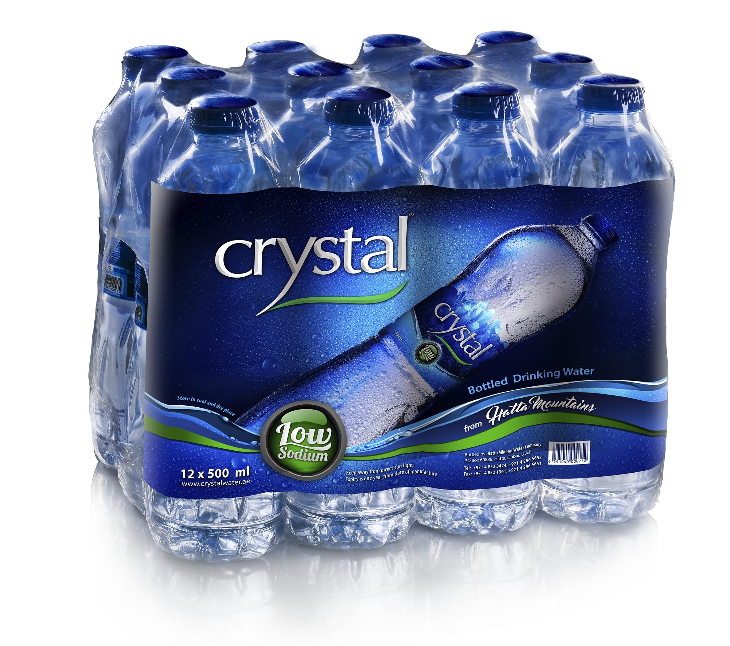 Crystal Bottled Drinking Water 500ml 12 Pieces Per Pack Sinaha